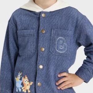NWT Toddler Boy Knit Button Up Hoodie Jacket